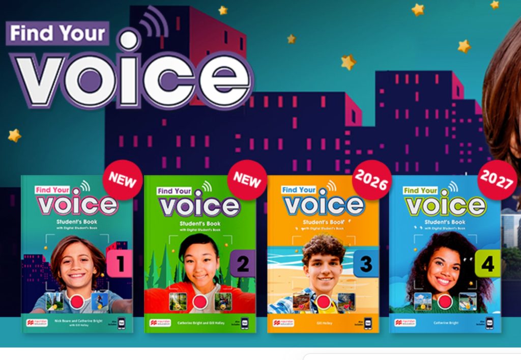 Download Find Your Voice (Macmillan, 2025): High quality PDF, resources