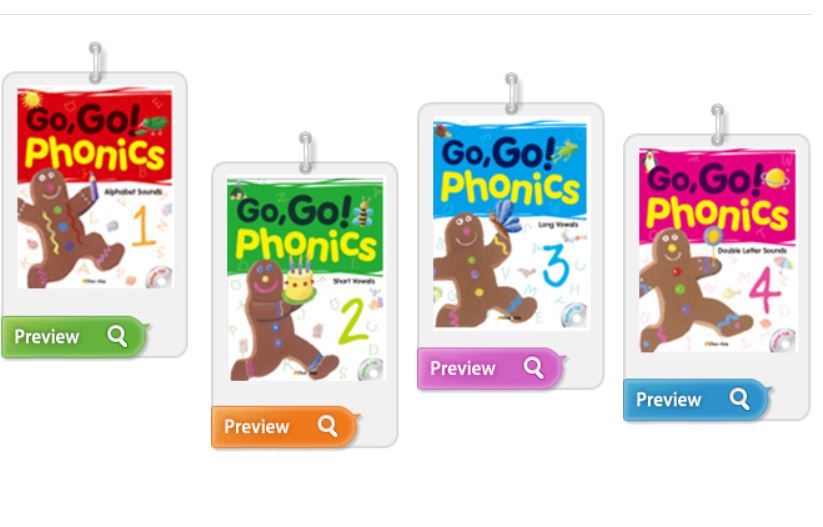 Go Go Phonics  - IWB (Windows version) + (AK, audio, TB, Flash card)
