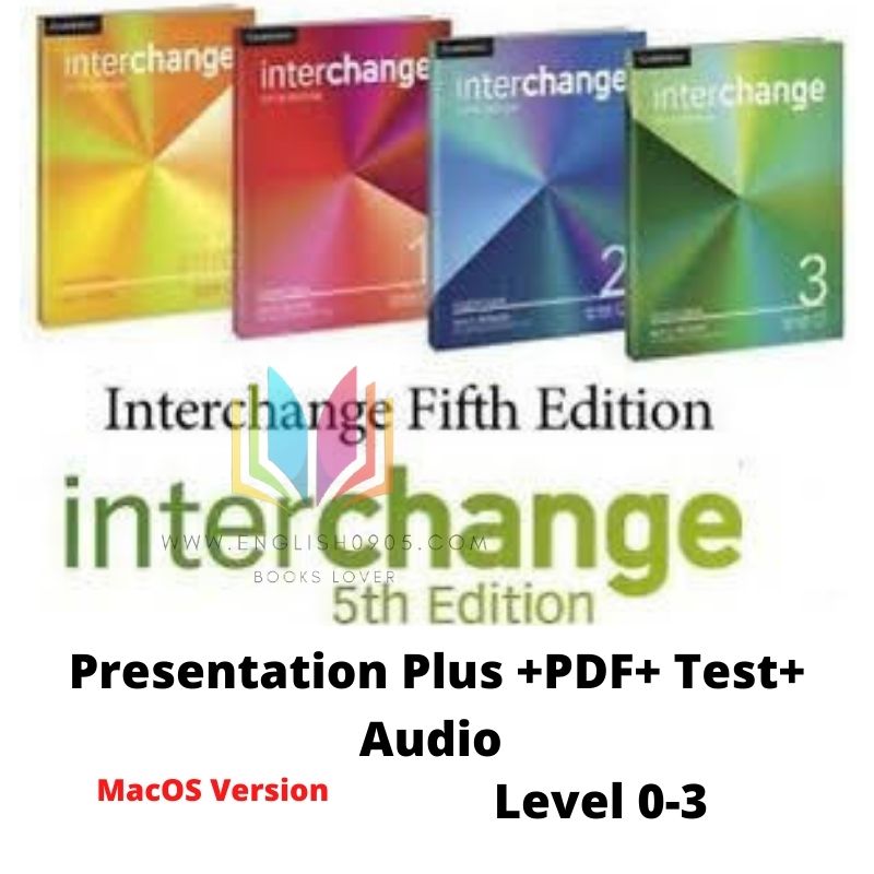 Interchange 5th - Presentation Plus (MacOS version) + PDF +Audio + Test