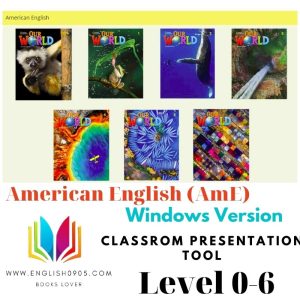Our World 2nd  (AmE) Classroom Presentation tool (Windows version) +PDFs(SB, WB, TB, GB) + Audio + test + Teacher resource