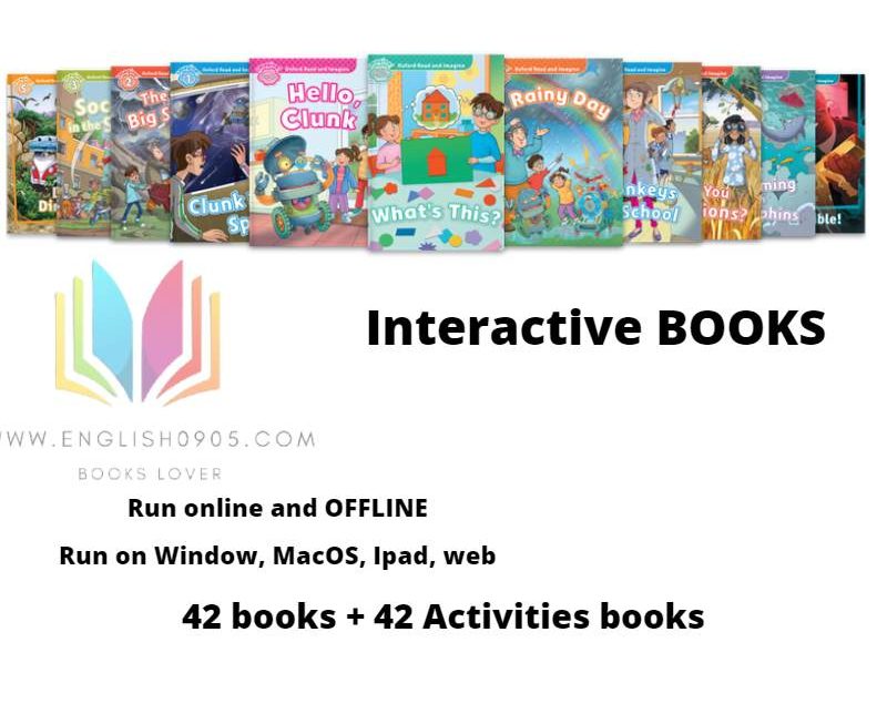 Oxford Read and Imagine (42 books+ 42 activities books) - Interactive books
