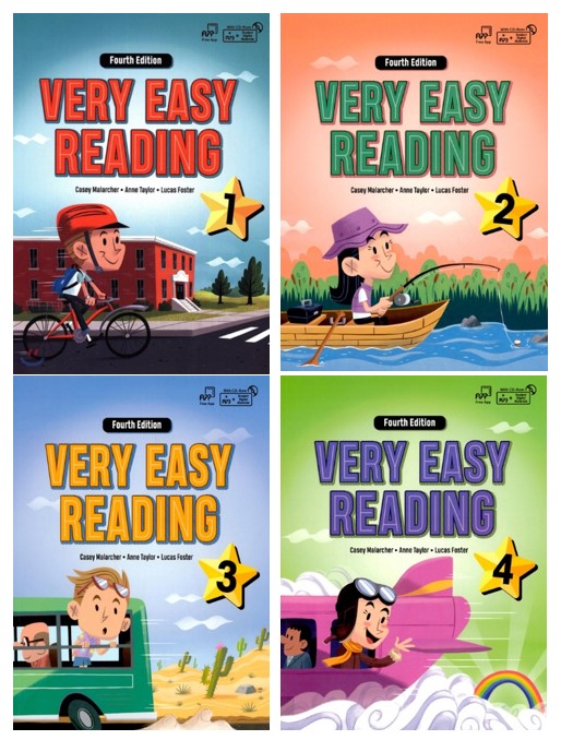 Very Easy Reading, Fourth Edition - high quality PDF, test, audio, game, resources