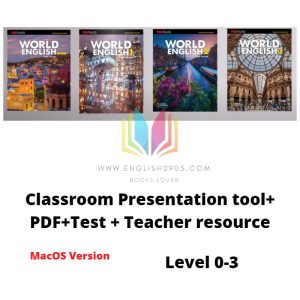 World English, Third Edition - Classroom Presentation Tool (MacOS version) +PDF(SB,WB,TB)+ Test +Teacher resource